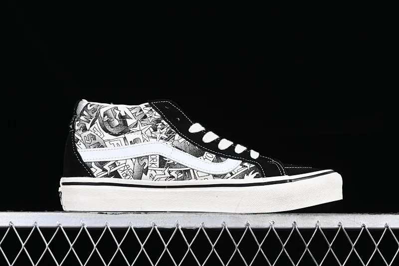 All categories Vans Vans series Vans Mid Vans China Vans Sk8-Mid Vans official mid-top casual sneakers VN0A3WM34PL